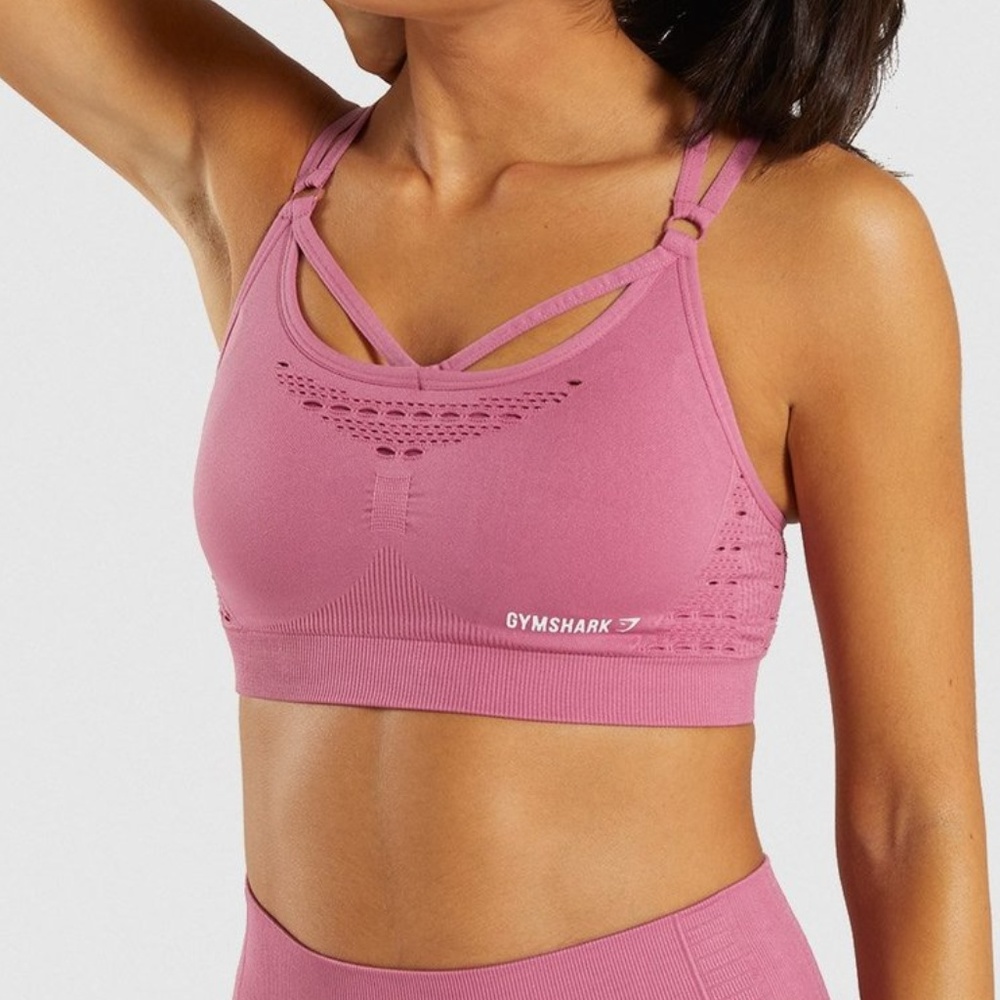 Gymshark Energy Seamless Bra - Dusty Pink